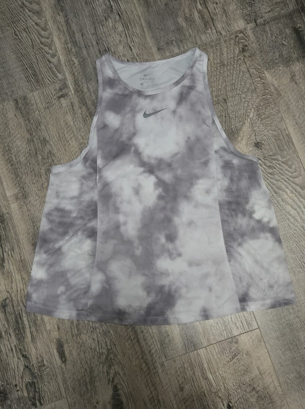 Nike Women’s Grey Tie-Dye Tank Top